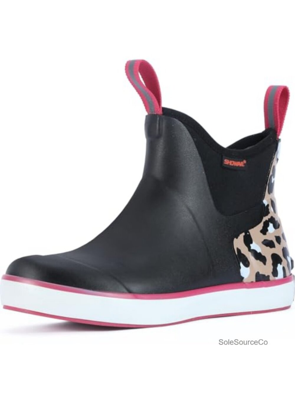 Waterproof Ankle Deck Boots Non-slip Insulated Rubber Rain Footwear for Women
